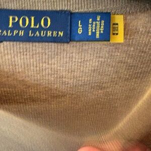 Polo by Ralph Lauren Men's Beige Crewneck Sweater